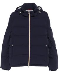 Brunello Cucinelli - Hooded Puffer Jacket - Lyst