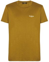 Balmain - Logo-print organic-cotton T-shirt - Lyst