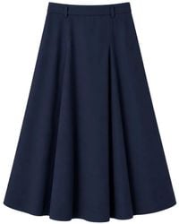 Liviana Conti - Nelly Belted Pleated Midi Skirt - Lyst
