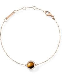 Daniel Wellington - Tiger Eye Embellished Necklace - Lyst