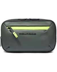 Piquadro - Water-Resistant Rubberised Toiletry Bag - Lyst