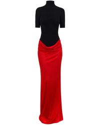 Burc Akyol - Vestido Caryatid Drapeado - Lyst