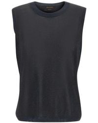 Gran Sasso - Lurex-Knit Sleeveless Top - Lyst
