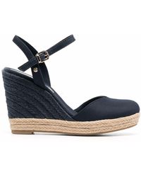 tommy hilfiger low wedge sandals