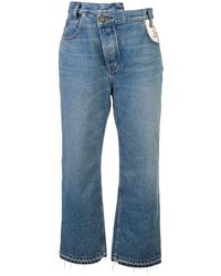 Monse Jeans a gamba ampia - Blu
