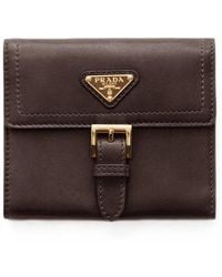 Prada - Small Nappa Leather Wallet - Lyst