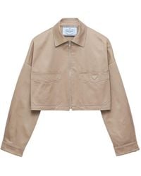 Prada - Chino Blouson Jacket - Lyst
