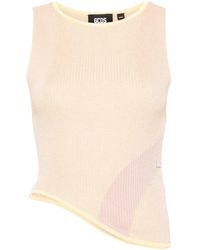 Gcds - Comma Asymmetric Ribbed Top - Lyst
