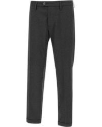 Re-hash - Mucha Textured Cuffed Trousers - Lyst