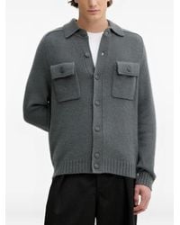 From Future - Buttoned Pocket Cardigan - Lyst