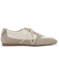 Aeyde - Uma Panelled Suede Sneakers - Lyst
