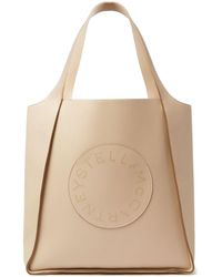 Stella McCartney - Bolso shopper con aplique del logo - Lyst