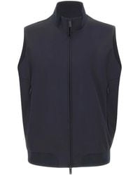 Rrd - Zip Mock-Neck Gilets - Lyst