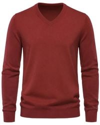 Malo - V-Neck Light-Weight Sweater - Lyst