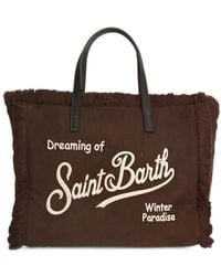 MC2 Saint Barth - Colette Corduroy Fringed Tote Bag - Lyst