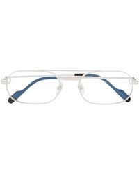 Cartier - C De Cartier Pilot-Frame Glasses - Lyst