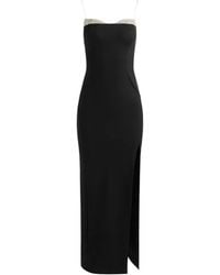 Alice + Olivia - Hallie Crystal-Embellished Maxi Dress - Lyst