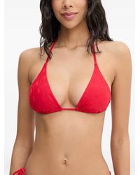 Polo Ralph Lauren - Pony-Jacquard Triangle Bikini - Lyst