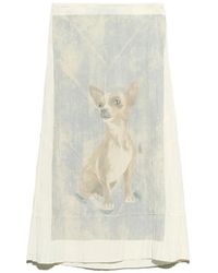 Bimba Y Lola - Camel Chihuahua A-Line Skirt - Lyst