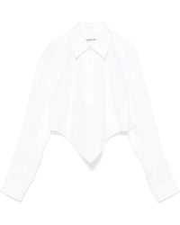 Alexander Wang - Cropped Blouse - Lyst
