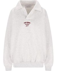 Giada Benincasa - Polo-Neck Embroidered Sweatshirt - Lyst