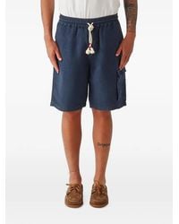 MC2 Saint Barth - Marseille Linen Bermuda Shorts - Lyst