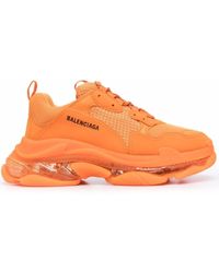 balenciaga sneakers orange