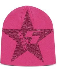 Sp5der - Bonnet À Ornements Strassés Et Motif Étoilé - Lyst