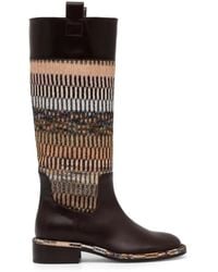 Missoni - Panelled Knee-High Boots - Lyst