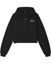 we11done - Logo-Patch Zip-Up Hoodie - Lyst