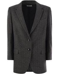 SAULINA - Antonia Single-Breasted Blazer - Lyst