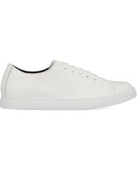 Slowear - Hammered Rounded Leather Sneakers - Lyst