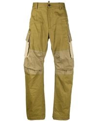 DSquared² - Logo-Print Cargo Trousers - Lyst