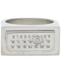 MM6 by Maison Margiela - Numbers-Motif Ring - Lyst