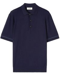 RETORI - Damier-Patterned Polo Shirt - Lyst