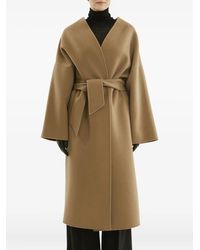 La Collection - Abrigo cruzado con cinturón - Lyst