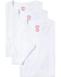 Brooks Brothers - Crewneck Cotton T-Shirts (Pack Of Three) - Lyst