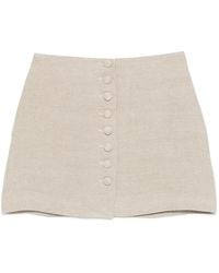 LIBEROWE - Buttoned Mini Skirt - Lyst