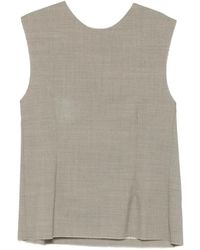 SONIA CARRASCO - Raw-Hem Vest - Lyst