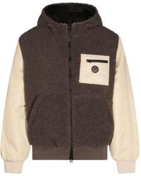 Mauna Kea - Fleece-Texture Panelled Jacket - Lyst