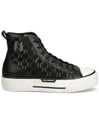 Karl Lagerfeld - ロゴ ハイカットスニーカー - Lyst