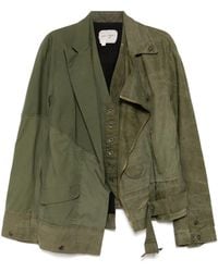 Greg Lauren - Panelled Jacket - Lyst