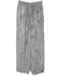 Alysi - Brushed-Finish Straight-Leg Trousers - Lyst