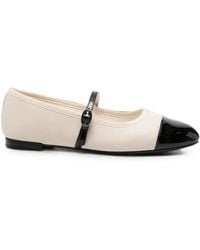 Repetto - Georgiana Buckle-Fastening Cap-Toe Ballet Flats - Lyst