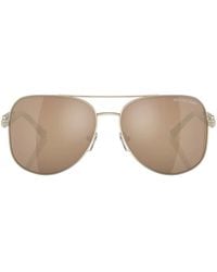 Michael Kors - パイロット ミラーサングラス - Lyst