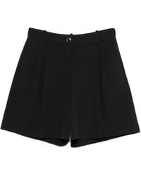 Pinko - Geplooide Shorts Met Riem - Lyst