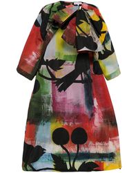 Walter Van Beirendonck - Mini-jurk Met Print - Lyst