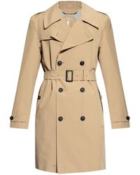 Save The Duck - Zarek Double-breasted Trench Coat - Lyst