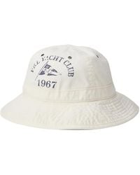 Polo Ralph Lauren - Mariner Logo-Print Bucket Hat - Lyst