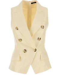 Balmain - Double-Breasted Buttoned Vest - Lyst